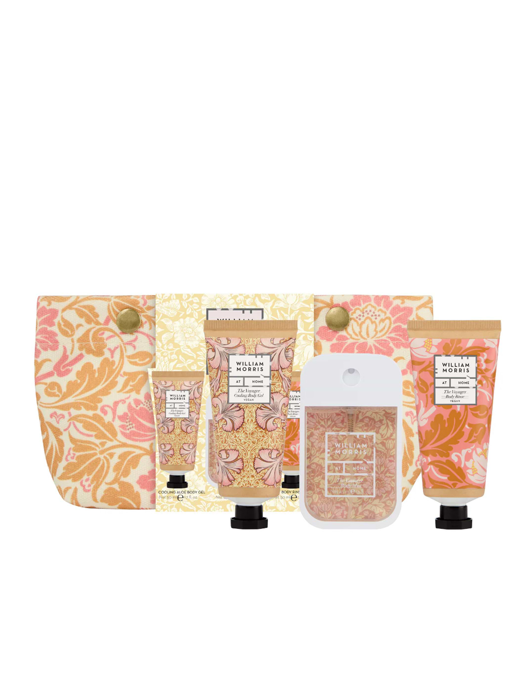 William Morris At Home The Voyager Refresh Kit Canvas Wash Bag