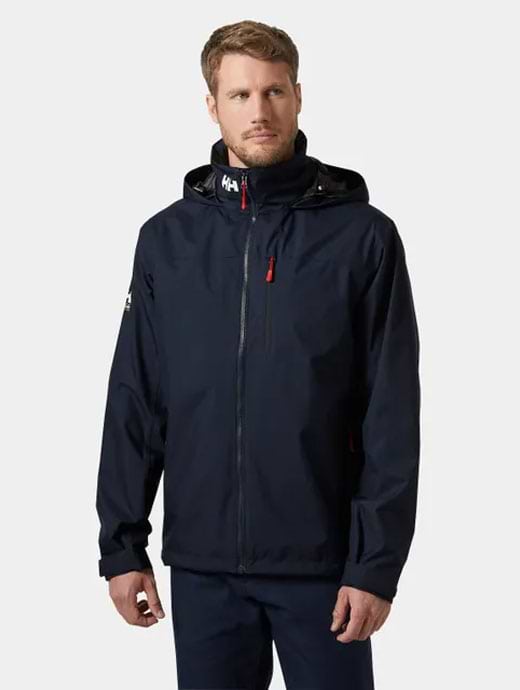 Helly Hansen Men's Crew Hooded Jacket 2.0 Navy 