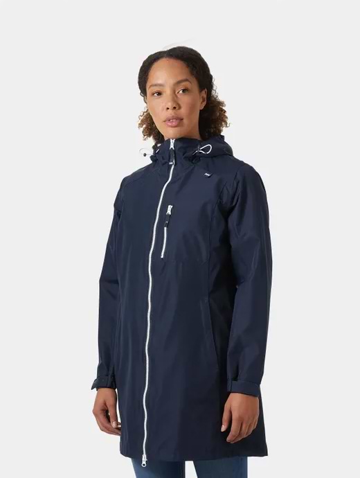 Helly Hansen Women s Long Belfast Jacket Navy