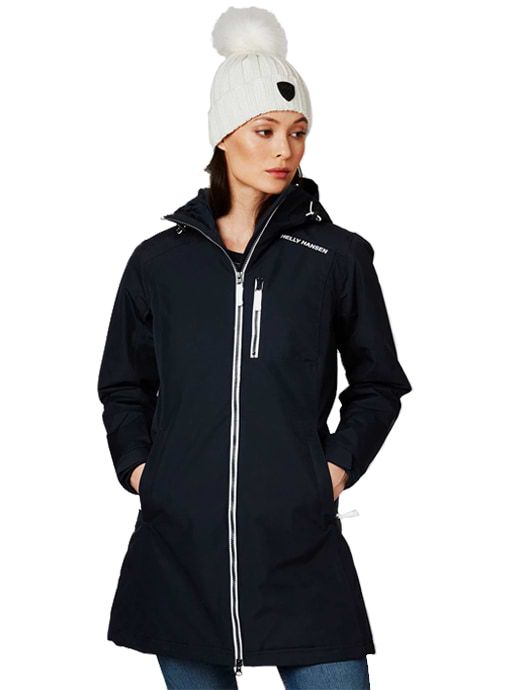 Helly Hansen Women s Long Belfast Winter Jacket Navy