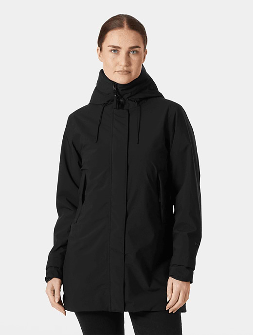 Helly Hansen Women's Victoria Insulated Mid Rain Jacket Black