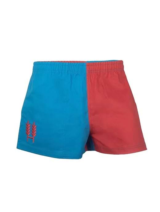 Hexby Harlequin Shorts Blue/Salmon