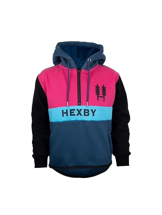 Hexby Kids Mullet Shearing Hoodie Pink/Navy 