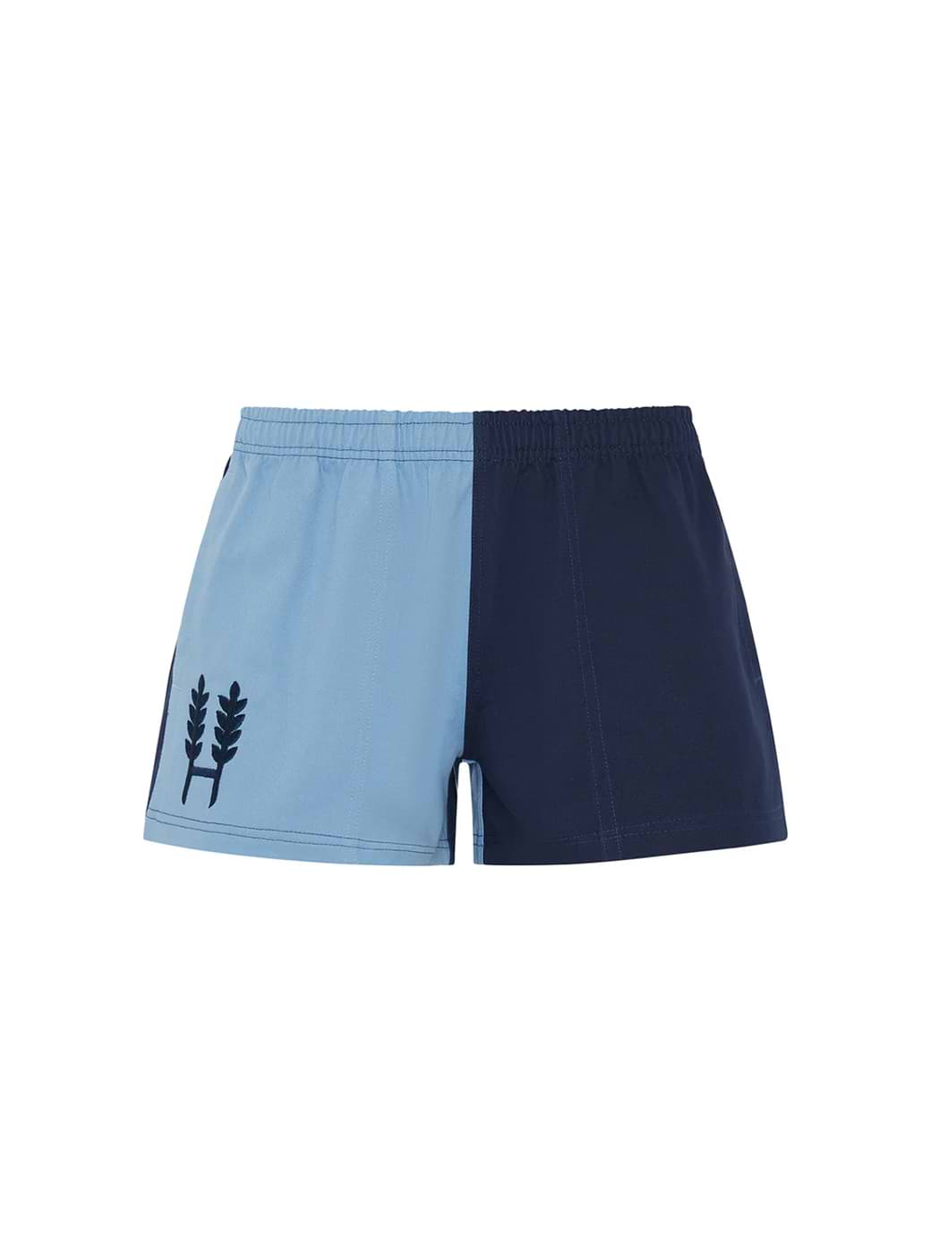 Hexby Unisex Harlequin Shorts Blue