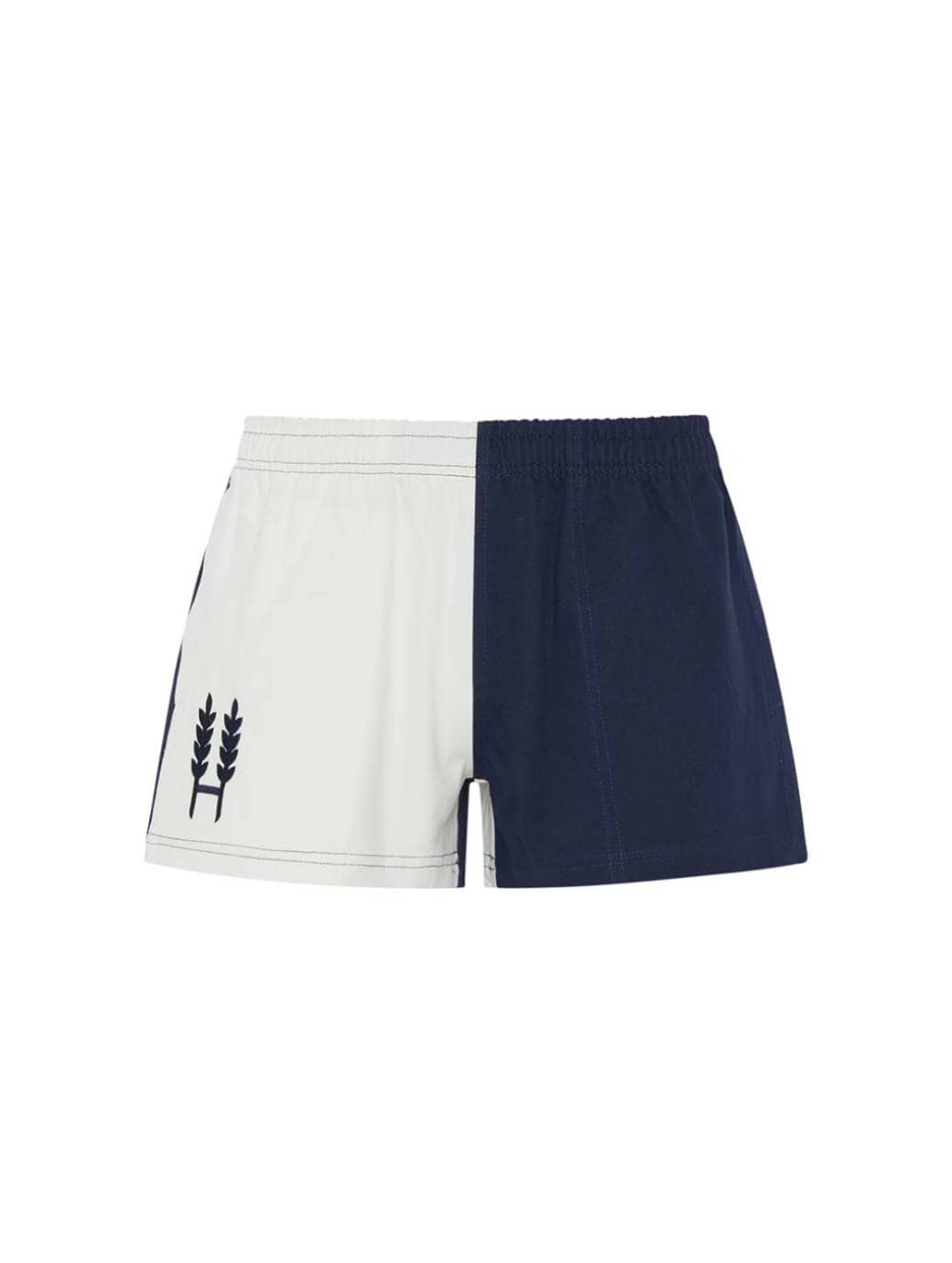 Hexby Unisex Harlequin Shorts Navy/White