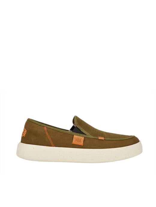 Hey Dude Men's Sunapee Coastline Slip On Shoe Olive 