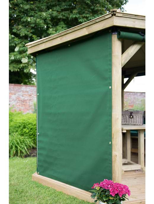 Forest Garden Hexagonal Green Curtains to Fit 4.7m Gazebo