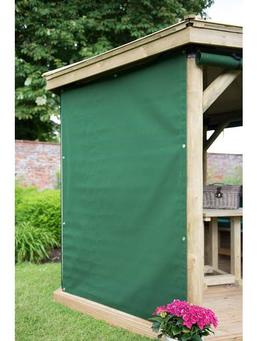 Forest Garden Hexagonal Green Curtains to Fit 4.0m Gazebo