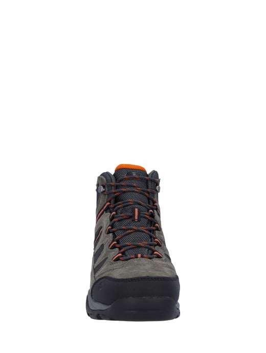 Hi Tec Men s Bandera II Waterproof Hiking Boot Charcoal Grey Burnt Orange