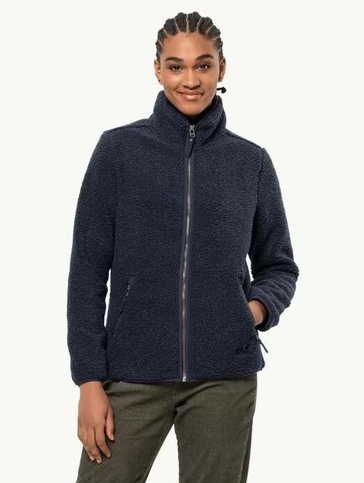 cloud fleece jack wolfskin fleece mantel