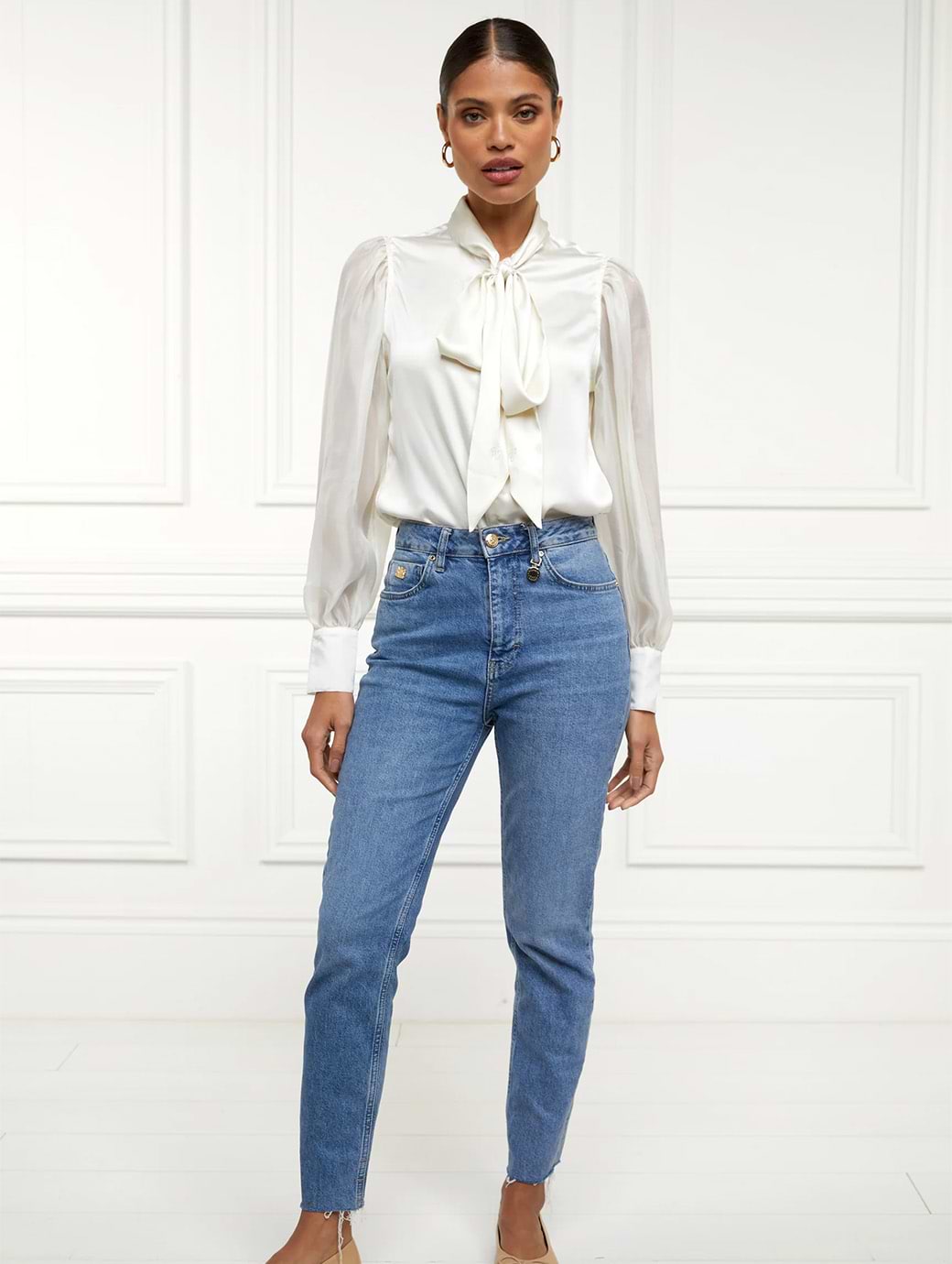 Holland Cooper High Rise Slim Jean Vintage Indigo