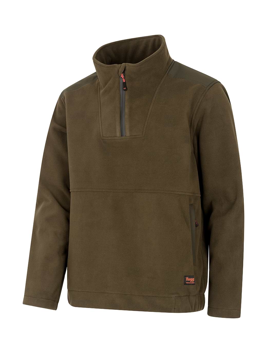 Hoggs of Fife Green King II Stormproof 1//4 Zip Bonded Fleece Green