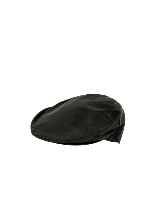 Hoggs Of Fife Waxed Cap Dark Olive 
