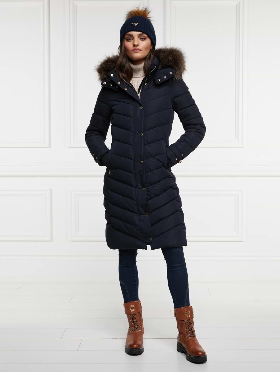Holland Cooper Chamonix Coat Ink Navy