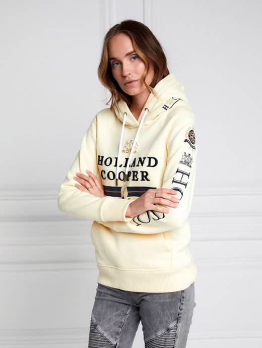 Holland Cooper HC Heritage Hoodie Lemon