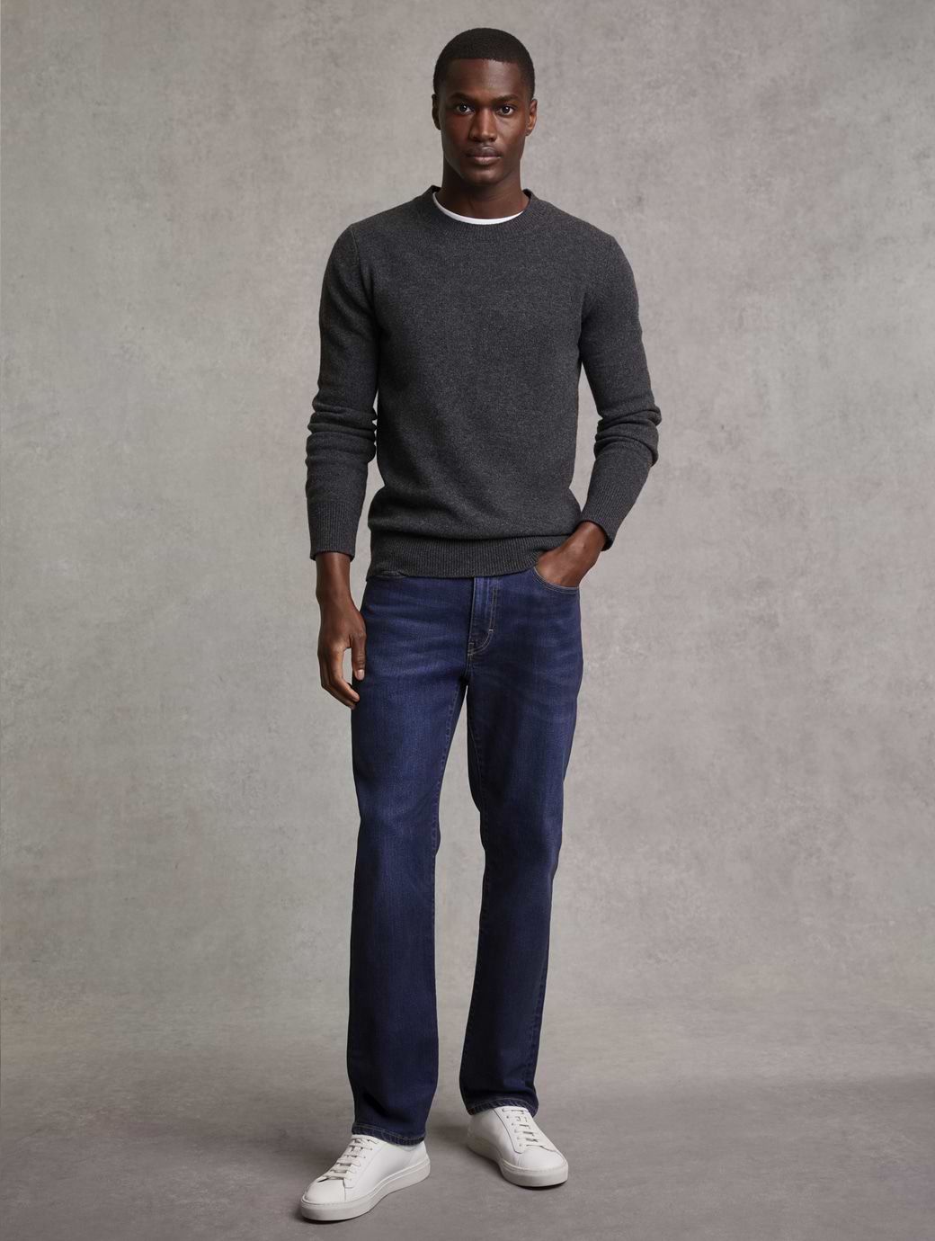Holland Cooper Men's Mens Classic Straight Jean Washed Indigo