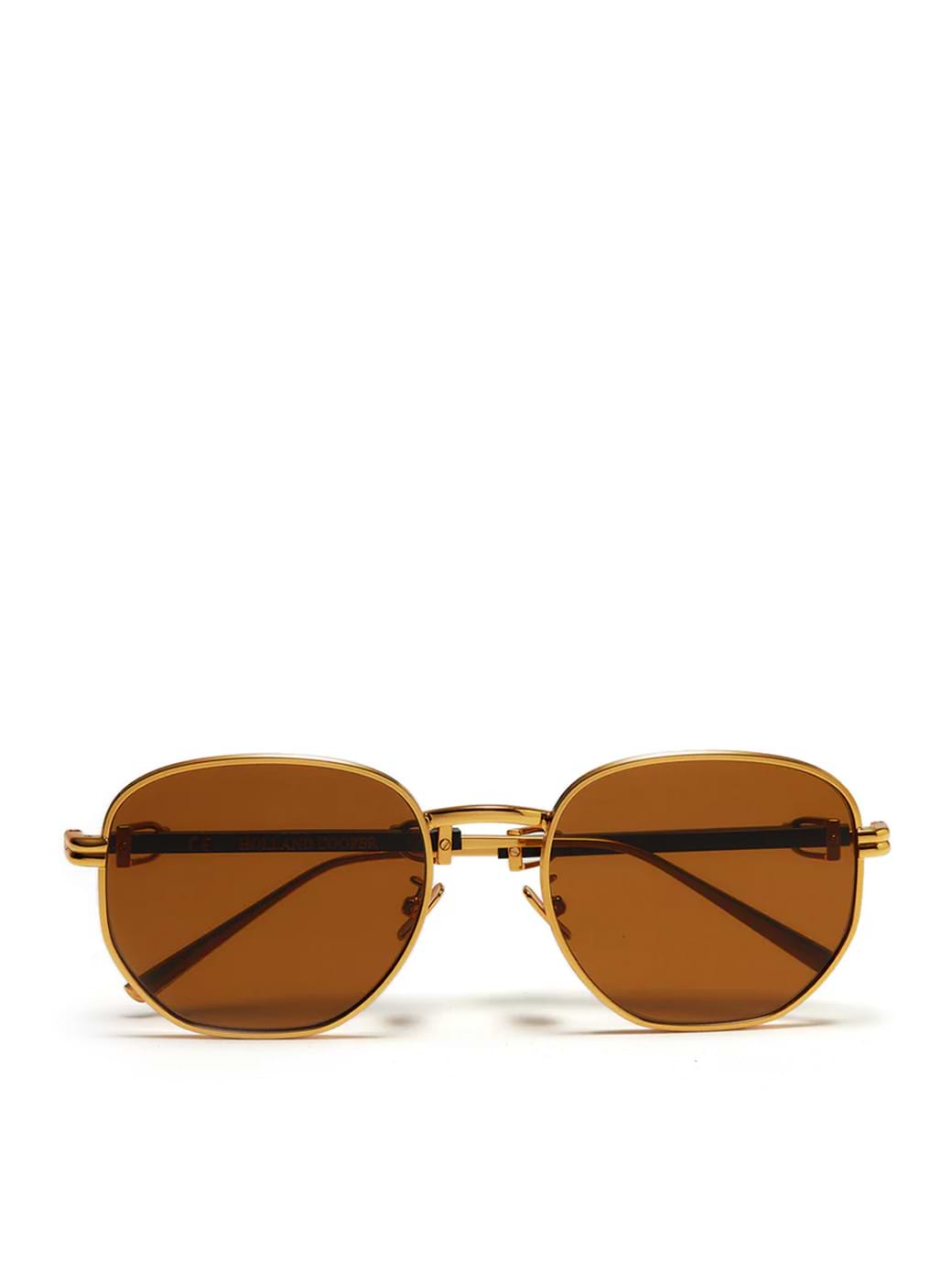 Holland Cooper Monaco Sunglasses Gold