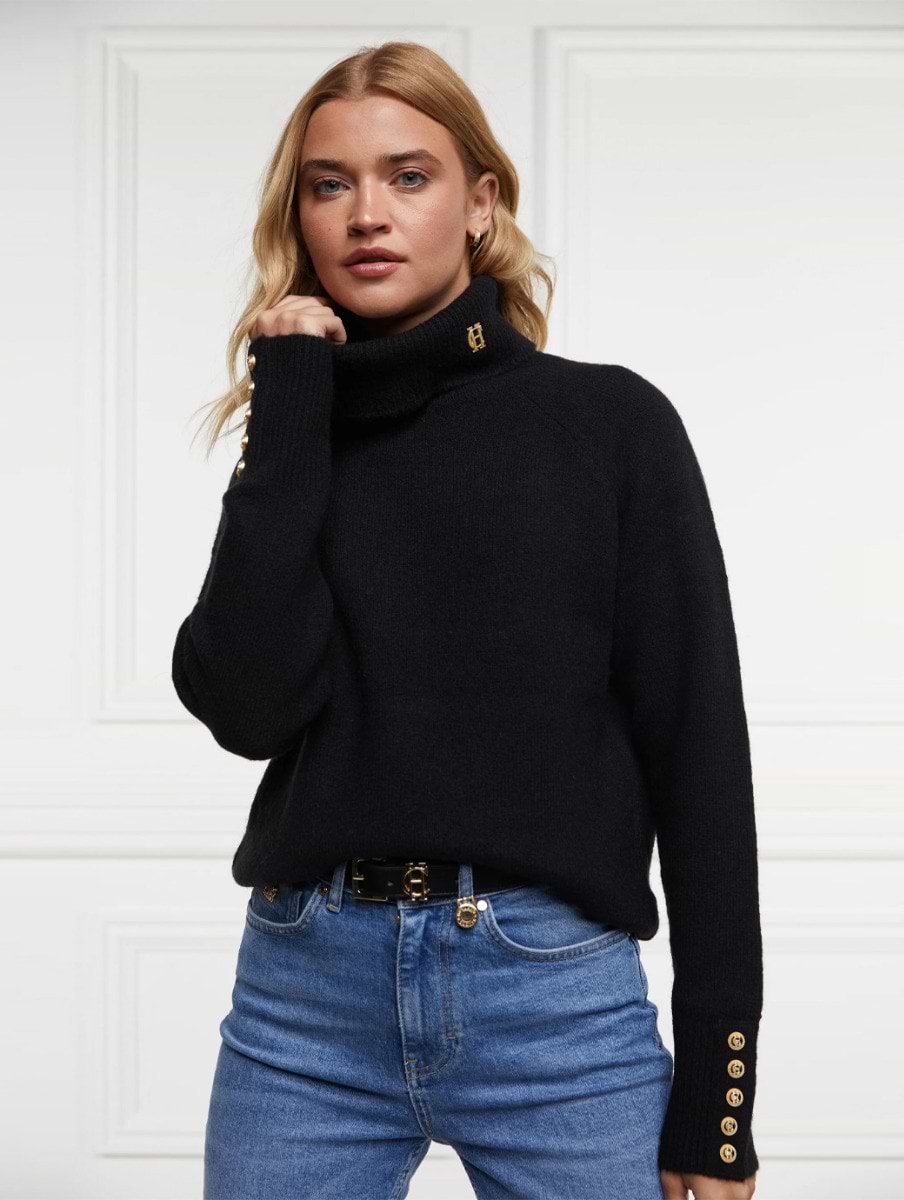 Holland Cooper Tori Knit Light Black