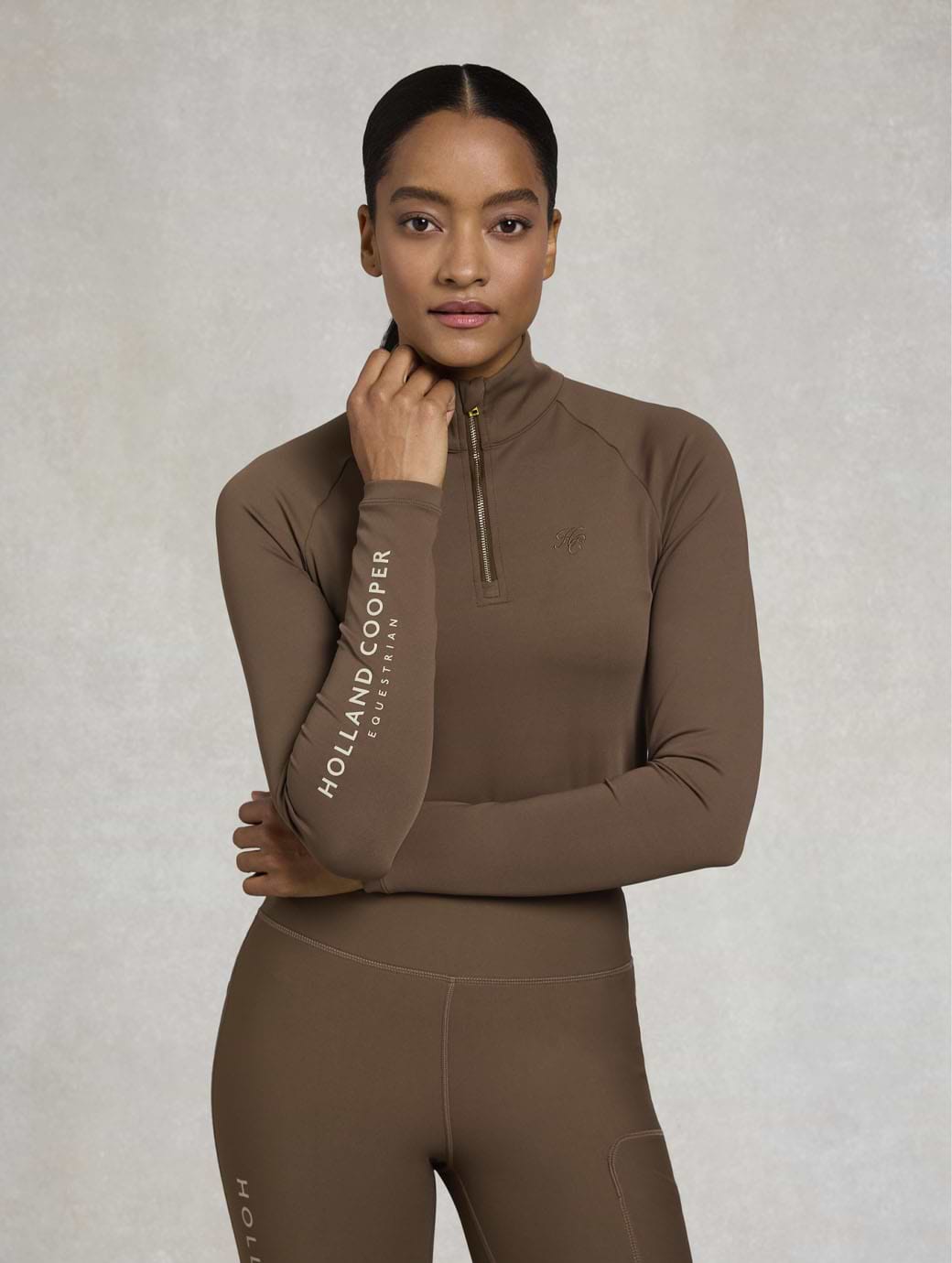 Holland Cooper Women's Chiltern Base Layer Chestnut