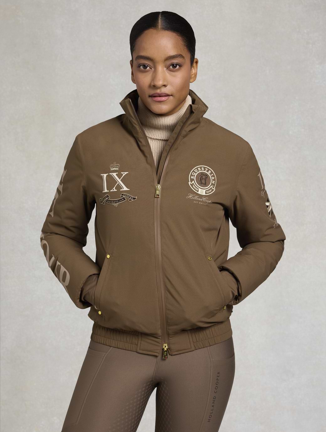 Holland Cooper Women's Chiltern Team Jacket Chestnut