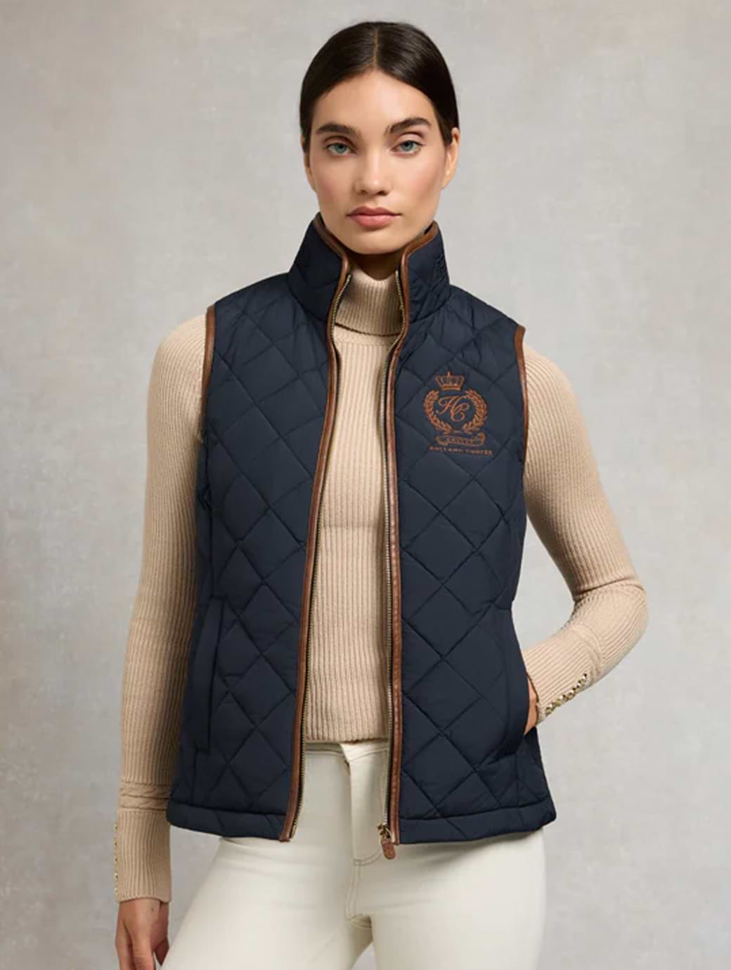 Holland Cooper Women's Lightweight Country Gilet Navy