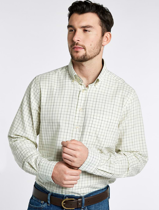 Dubarry Hollymount Check Shirt Verdigris