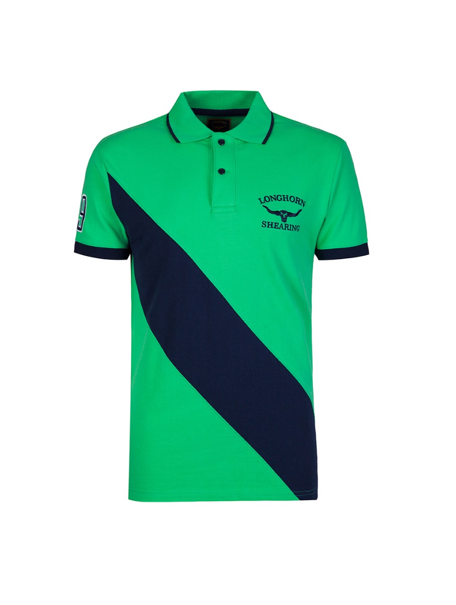 Horner Shearing Angus Polo Shirt Teal