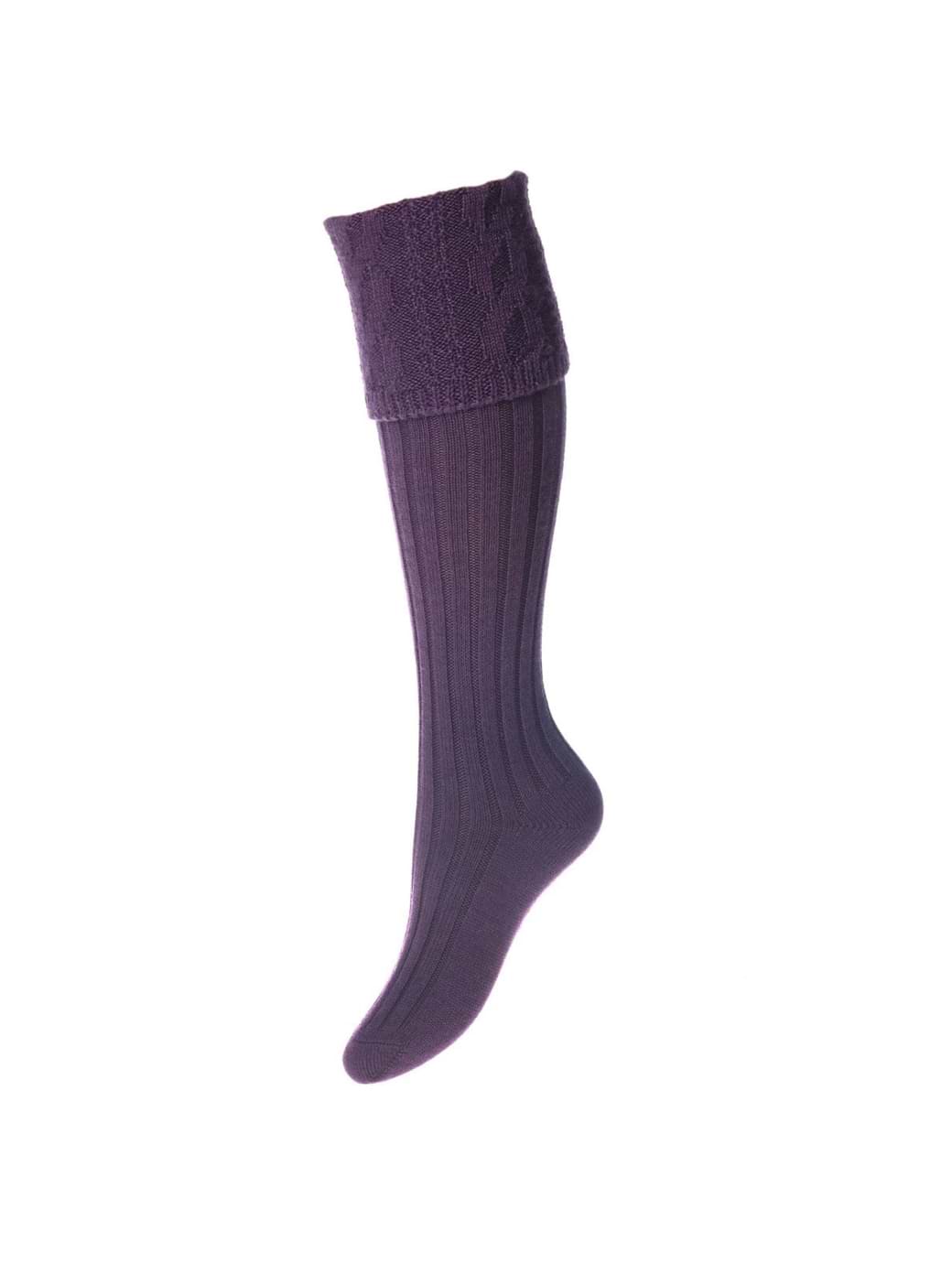 House of Cheviot Lady Glenmore Socks Thistle