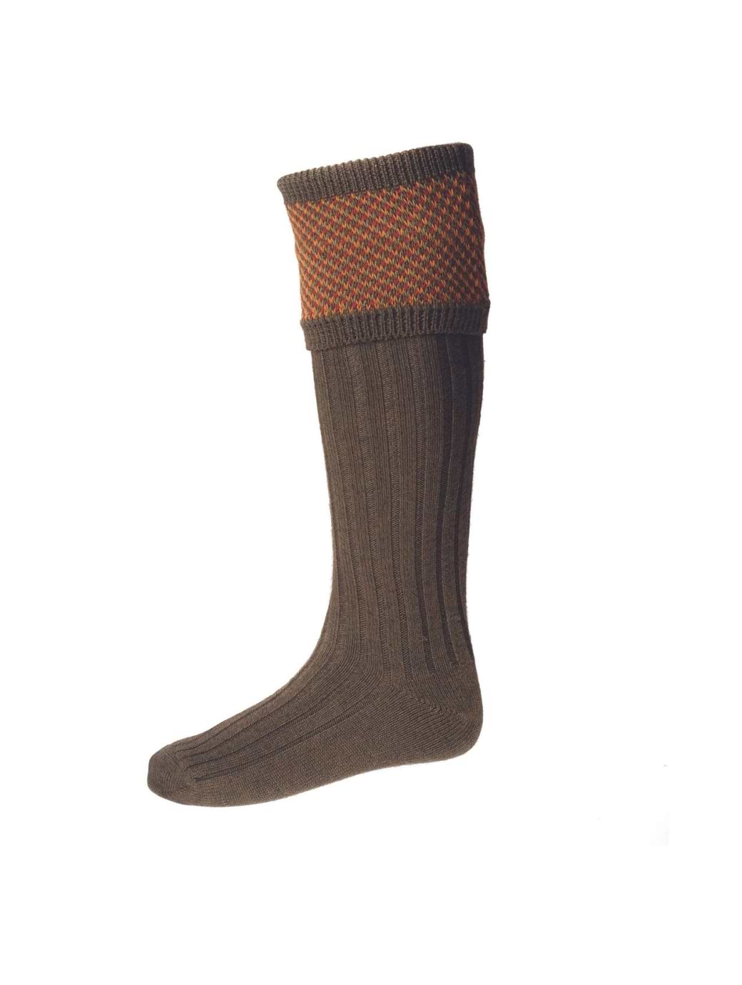 House of Cheviot Tayside Socks Bracken