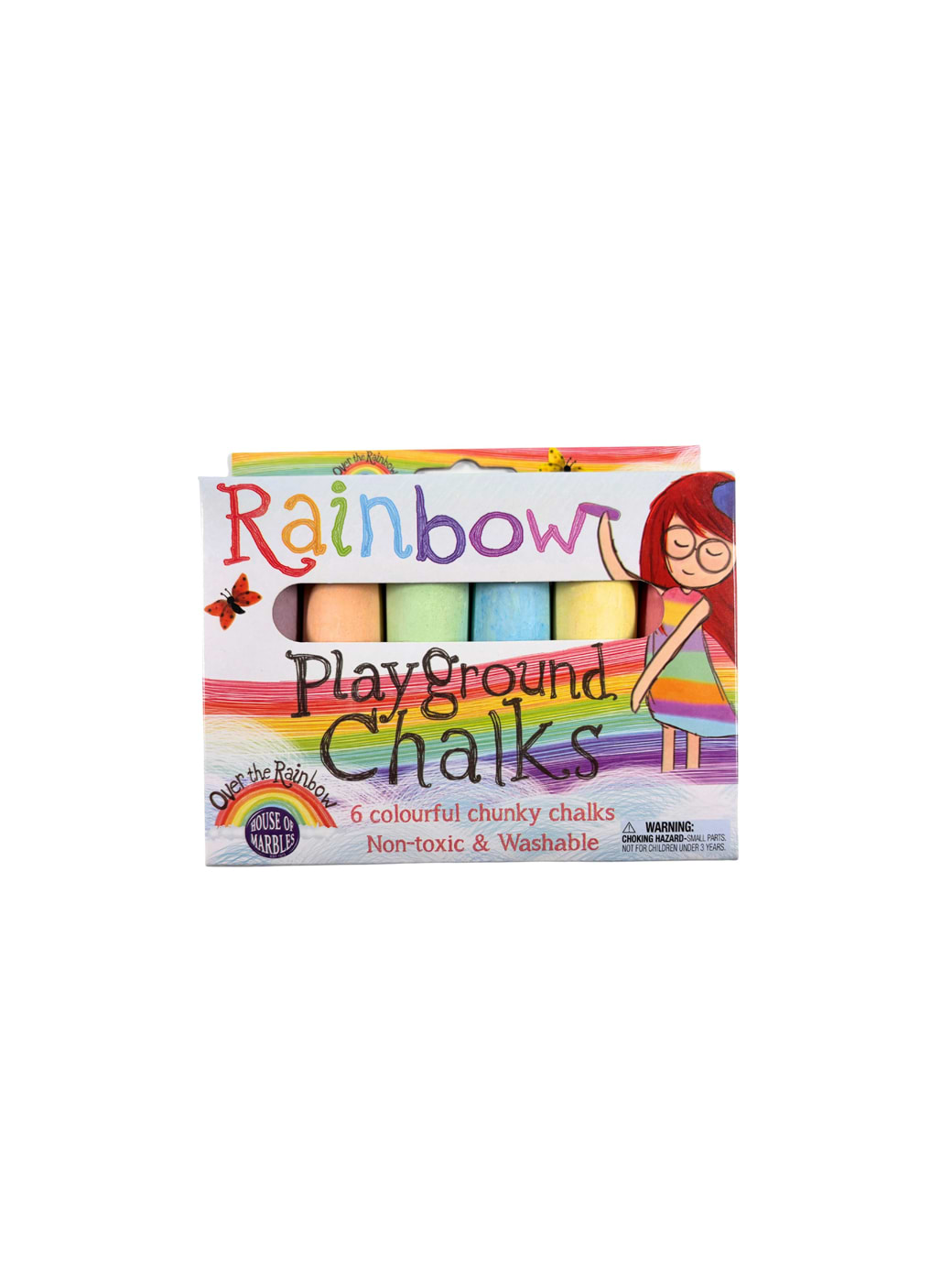 House of Marbles Rainbow Playground Chalks