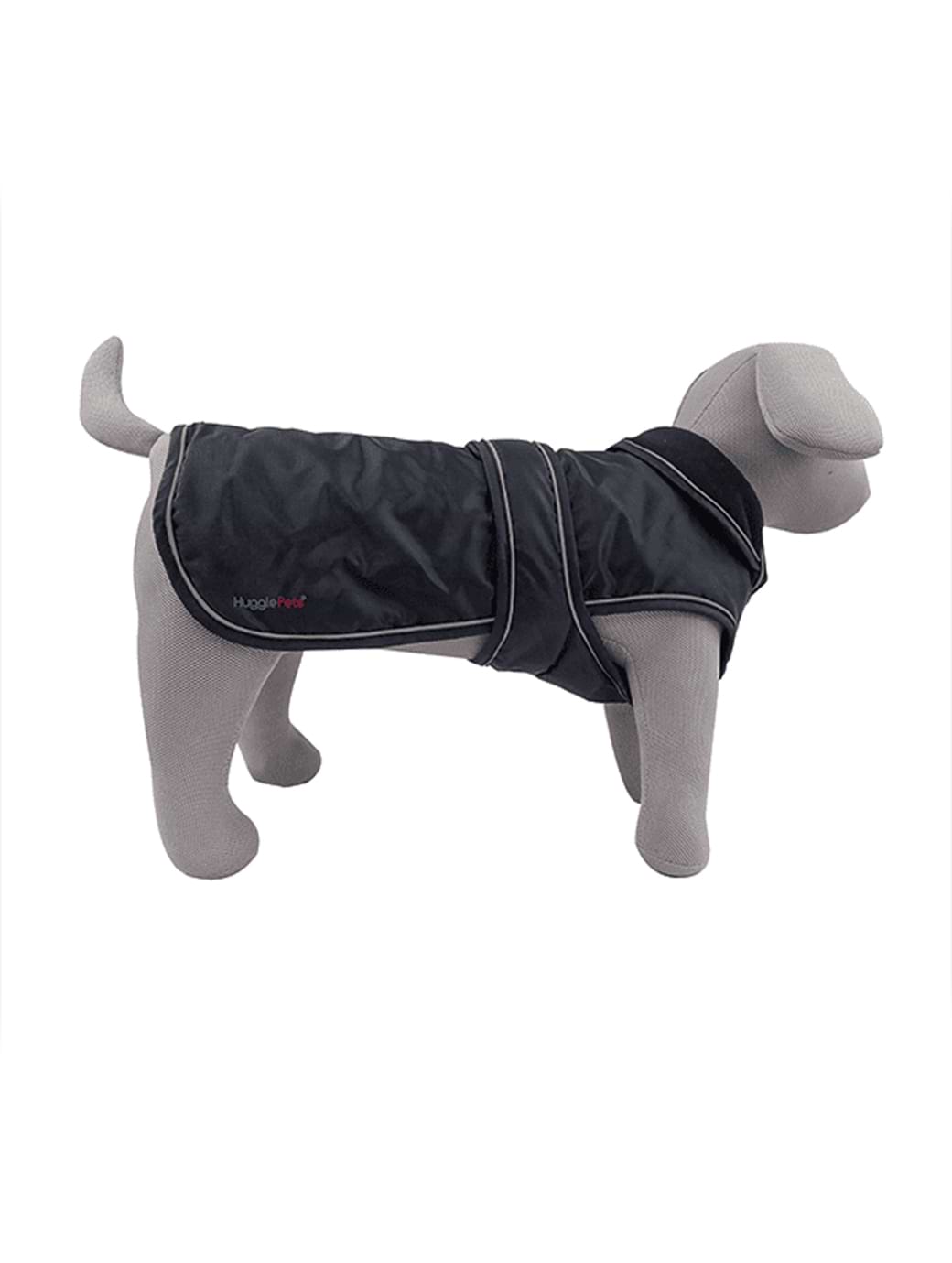 HugglePets Arctic Thermal Dog Coat Black