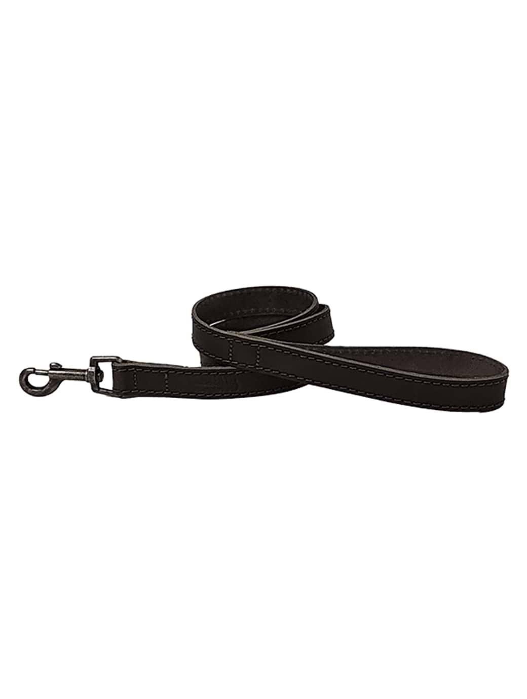 HugglePets Leather Dog Lead Chocolate