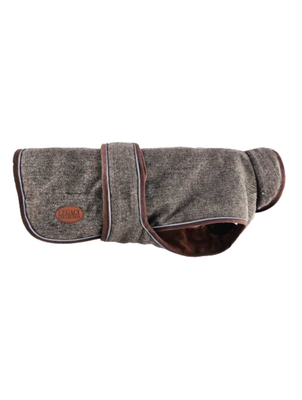 HugglePets Legacy Herringbone Dog Coat Herringbone