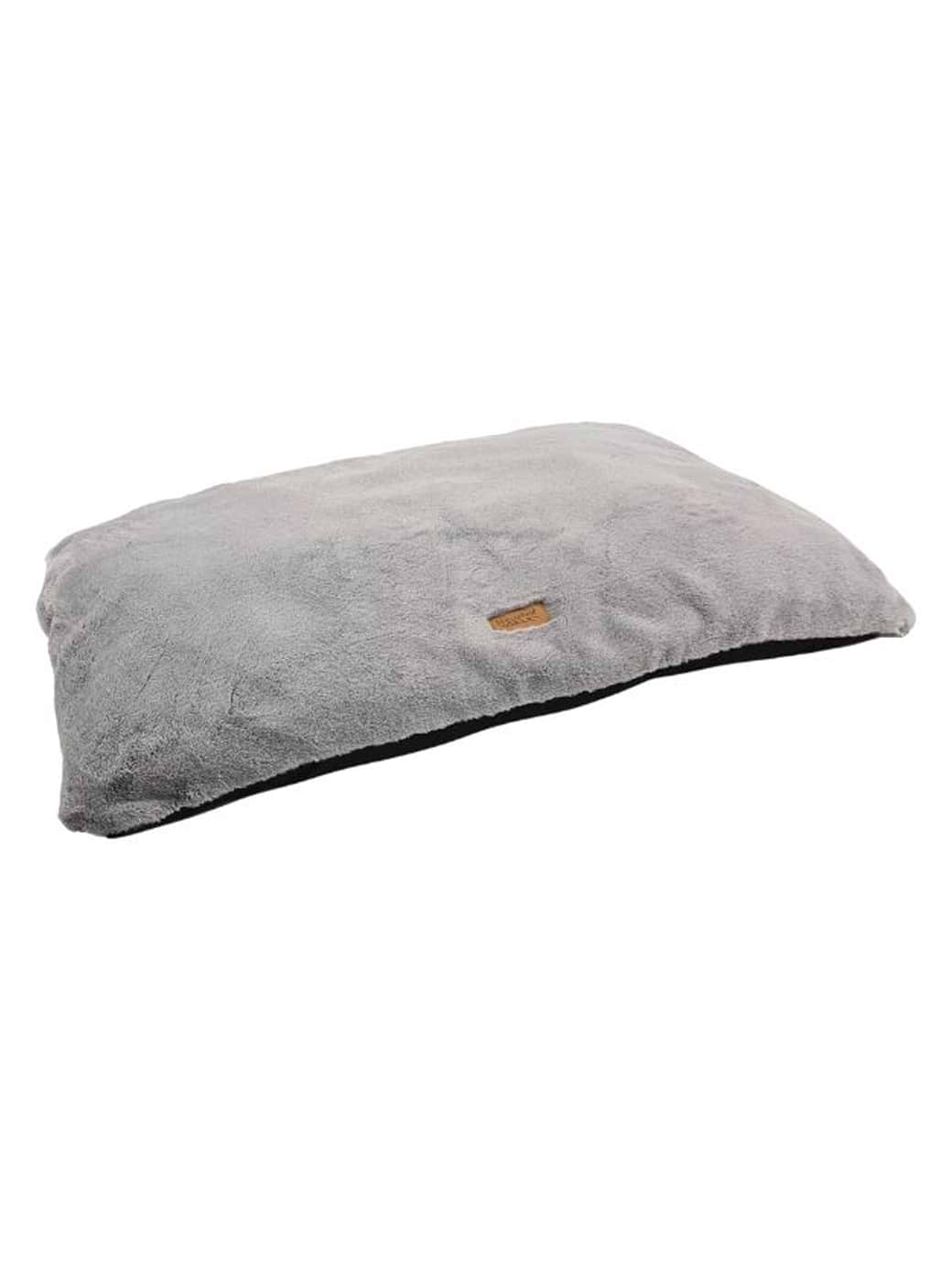 HugglePets Luxury Plush Dog Cushion Grey