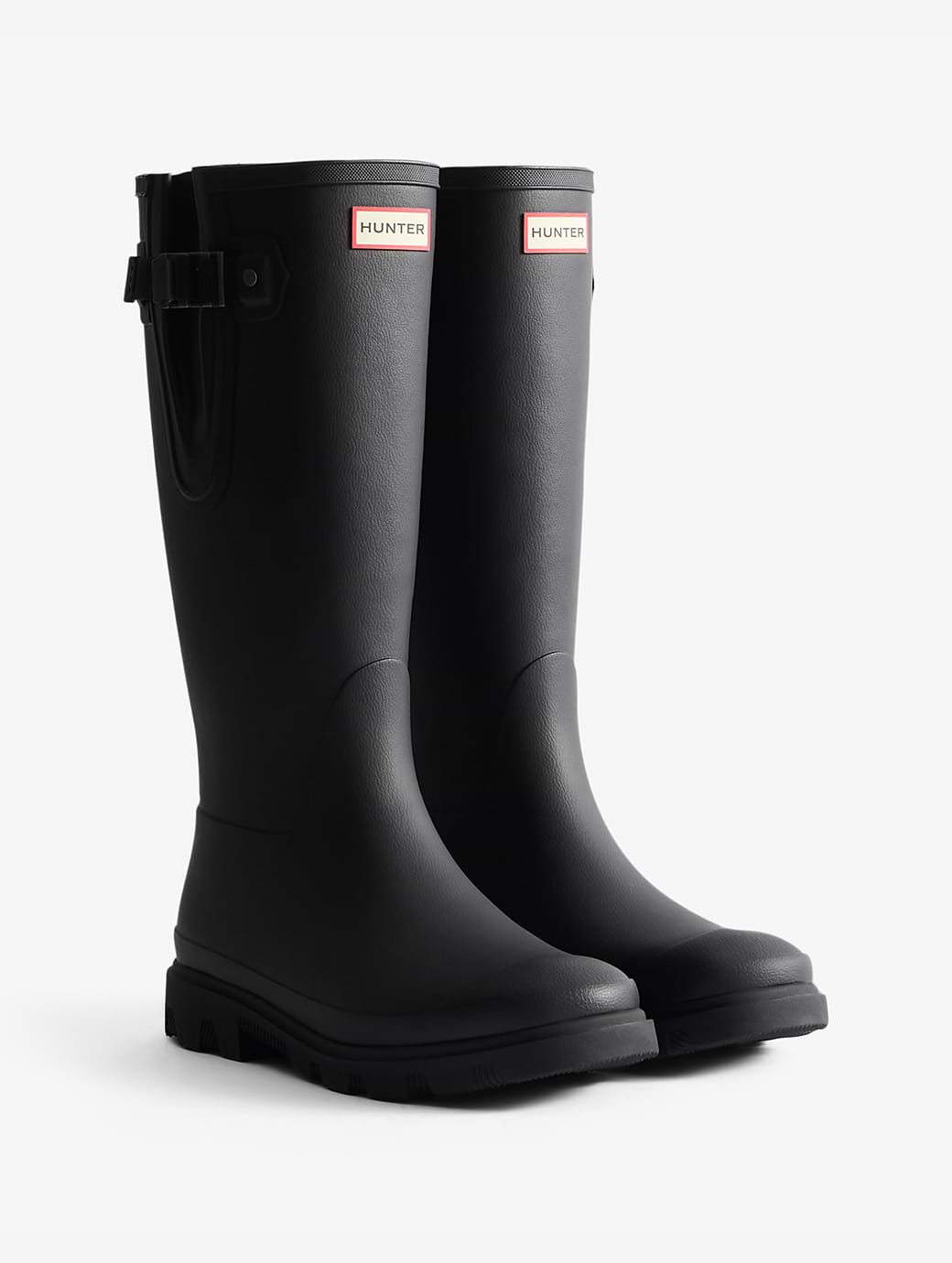 Hunter Men's Downpour Adjustable Boot Black
