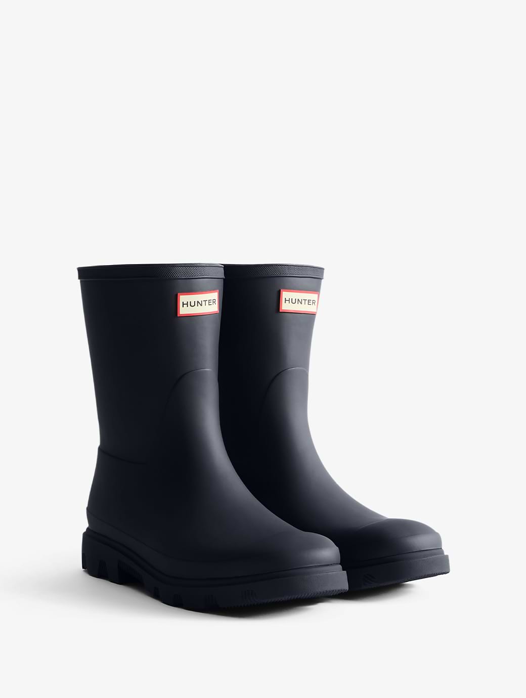 Hunter Men's Downpour Short Boot Hunter Navy