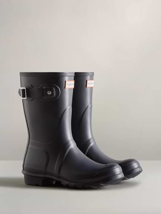 Hunter boots navy sale deals