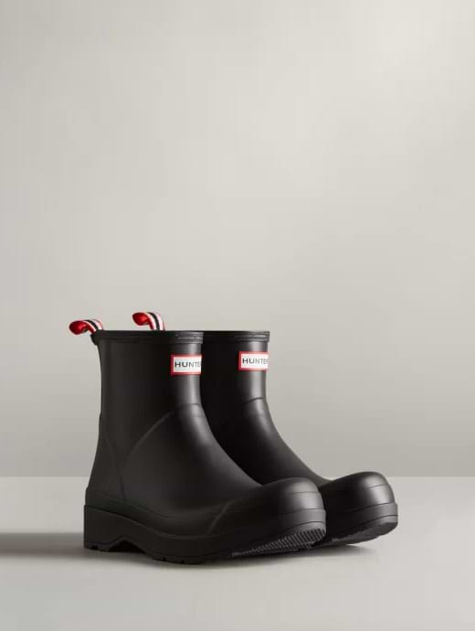 Hunter boots mens short top