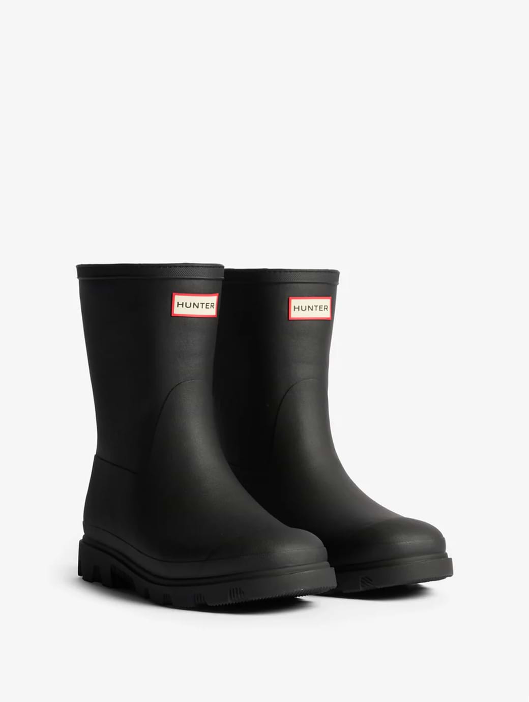 Hunter Unisex Downpour Short Insulated Boot Black
