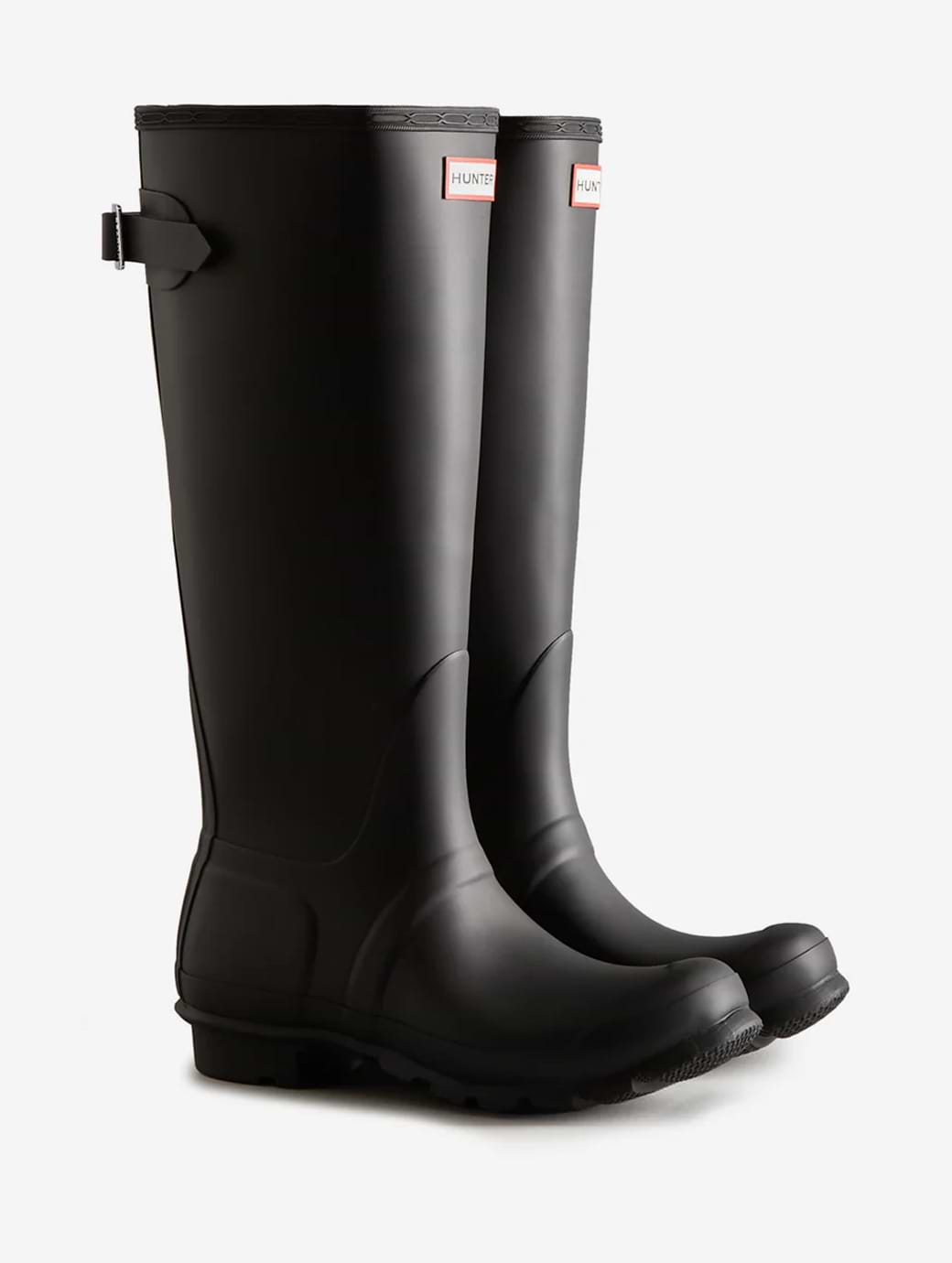 Hunter Women's Back Adjustable Boot Black