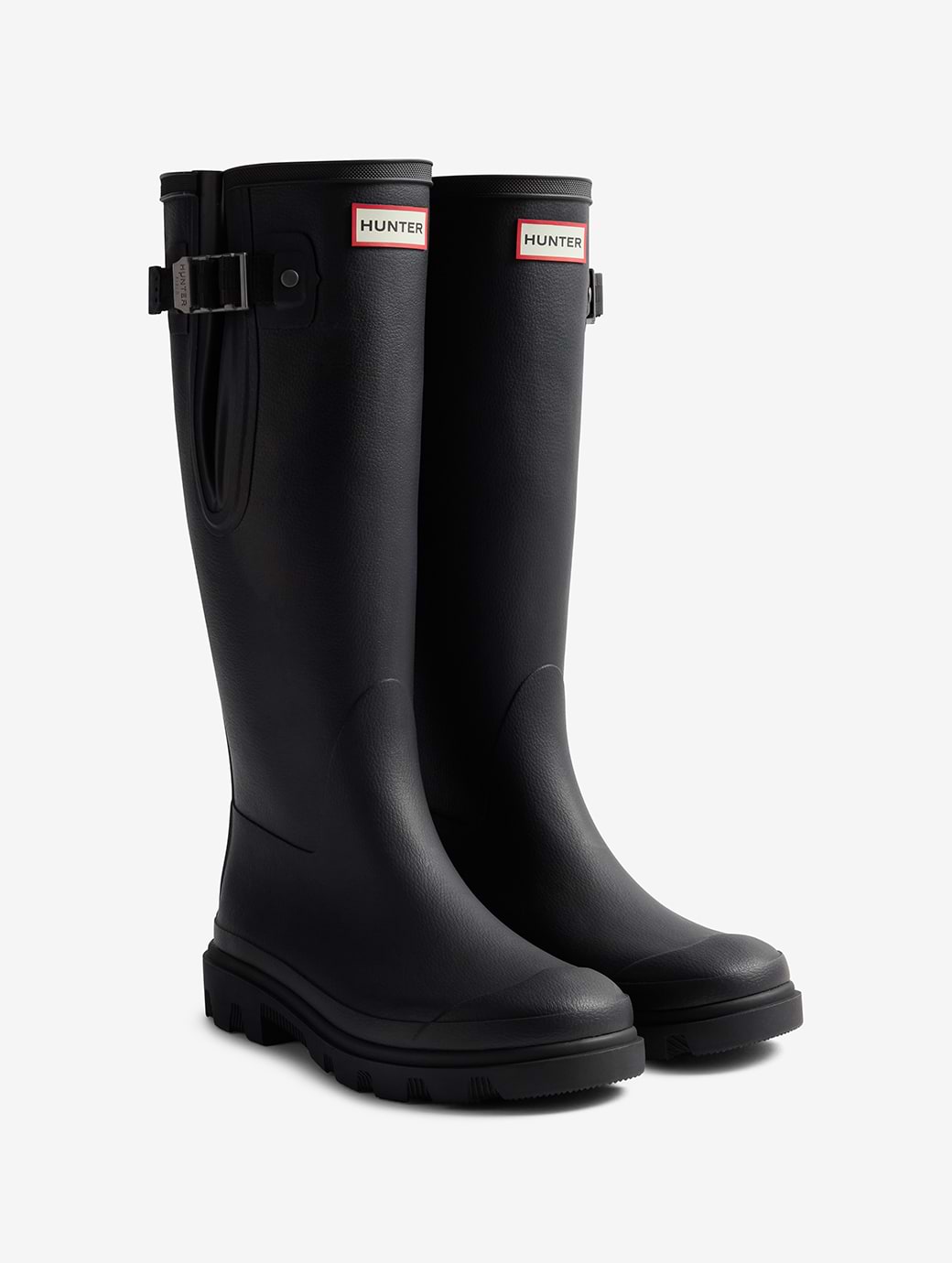 Hunter Women's Downpour Adjustable Boot Black