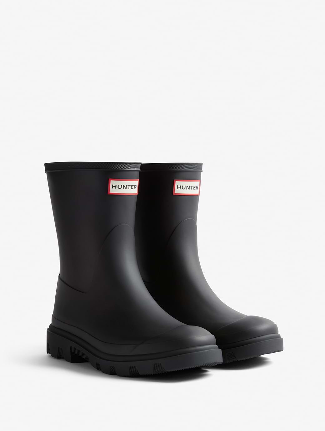 Hunter Women's Downpour Short Boot Black