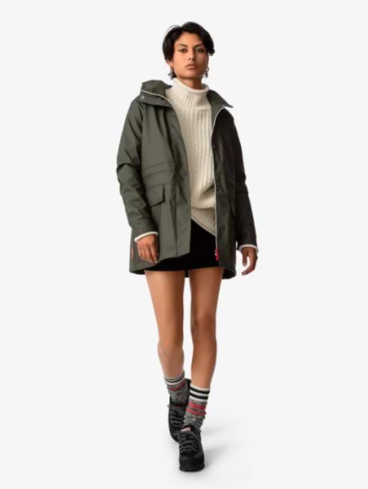 Hunter rain jacket sale shop