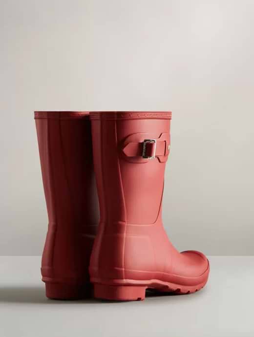 Hunter matte short boots hotsell