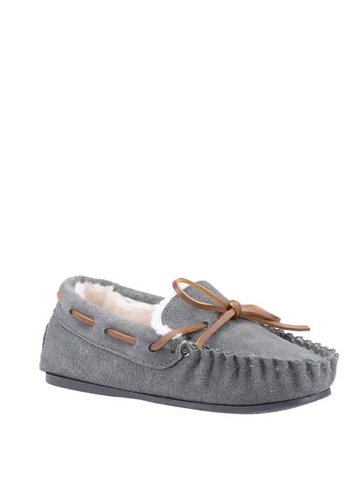Hush Puppies Addison Slippers Grey