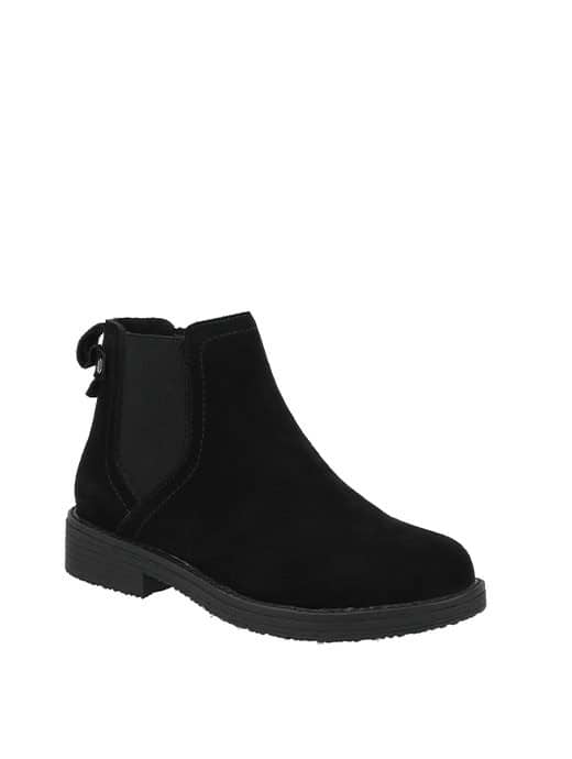 Hush Puppies Women's Maddy Wide Ankle Boot Black