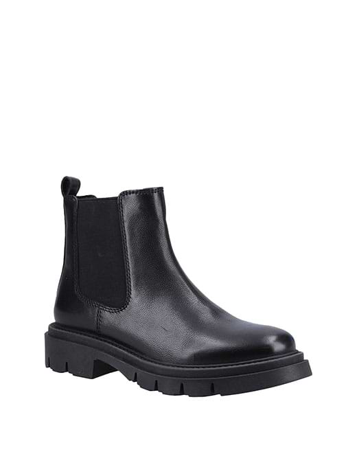 Hush Puppies Women's Raya Chelsea Ankle Boot Black
