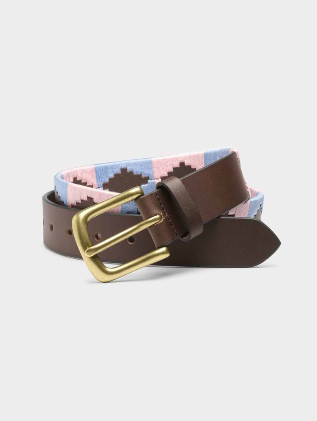 Ibex 35mm Polo Belt Baby Blue/Pink