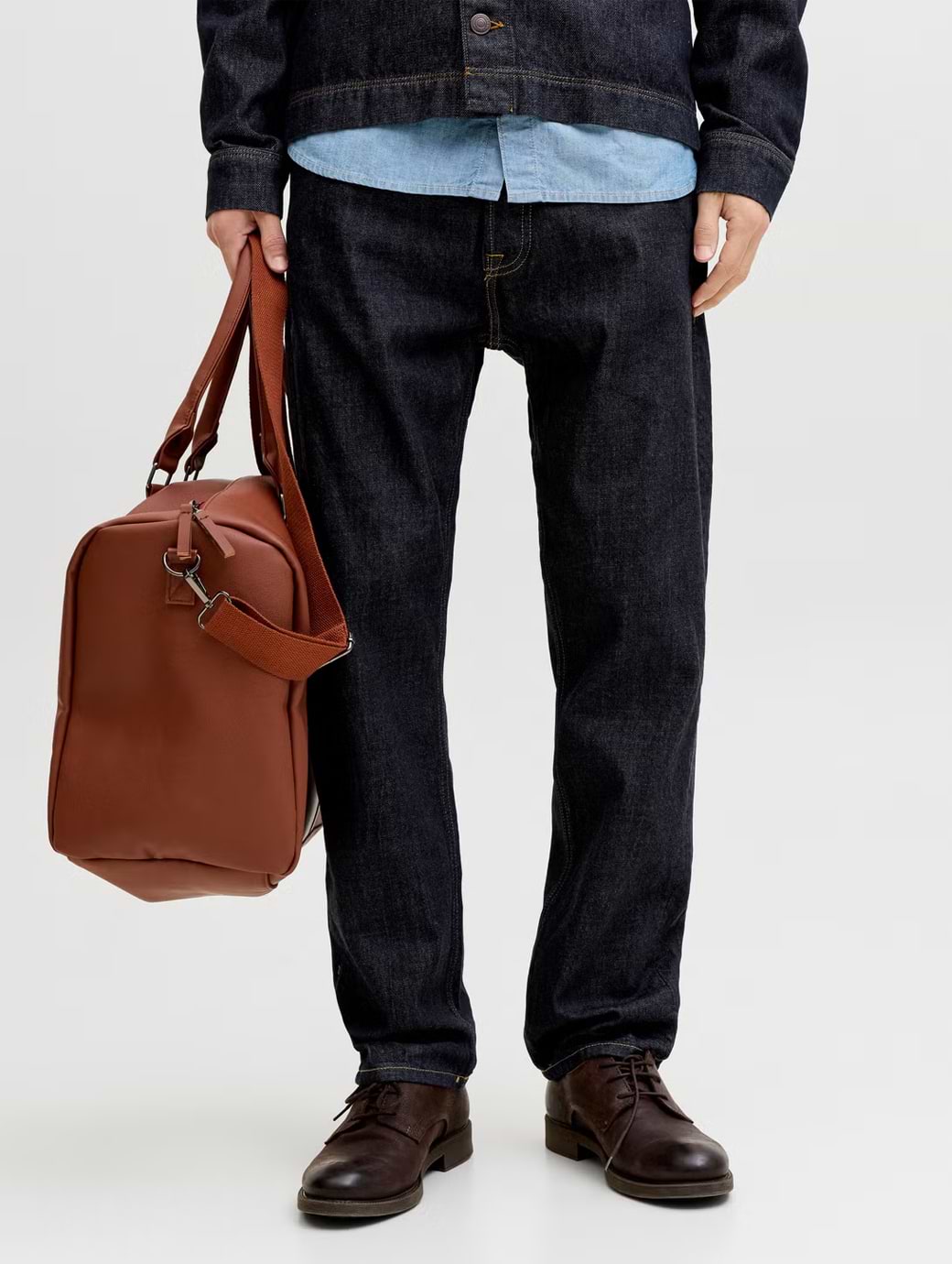Jack & Jones Men's Chris Original CB 520 Jeans Blue Denim