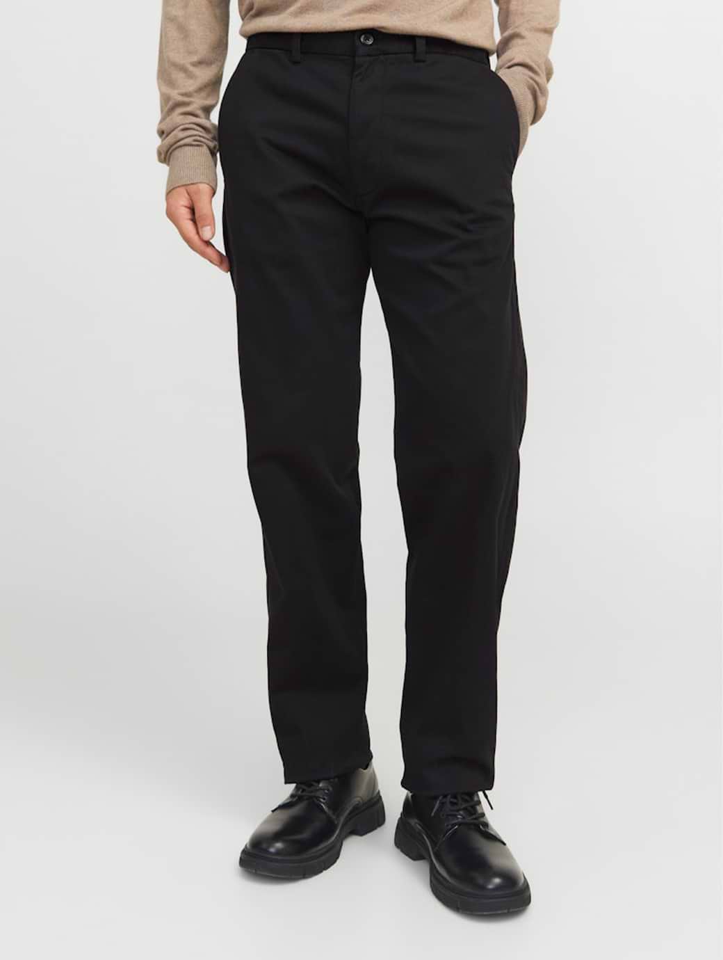Jack & Jones Men's Kane Barret Chino Black